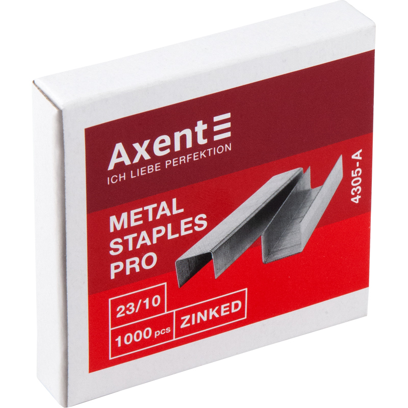 Скоби для степлерів Axent Pro 4305-A, №23/10, 1000 штук